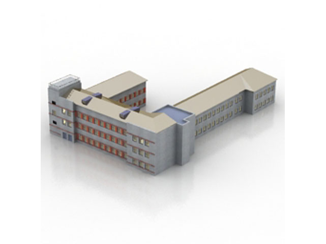 Free Building N773 3D model For Architecture 3Ds Max Model Download